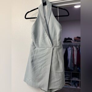 Abercrombie & Fitch Sage Halter Mini Dress